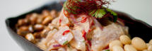 CEVICHE, COMIDA PERUANA